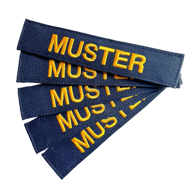 Name tapes 5-pack Navy