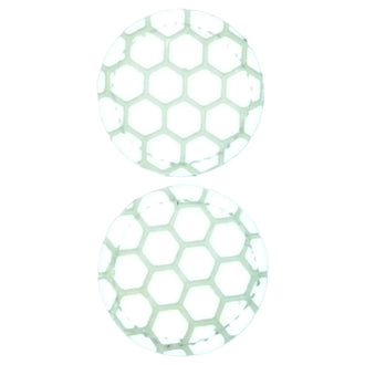 Round glow-in-the-dark and reflective patch marker