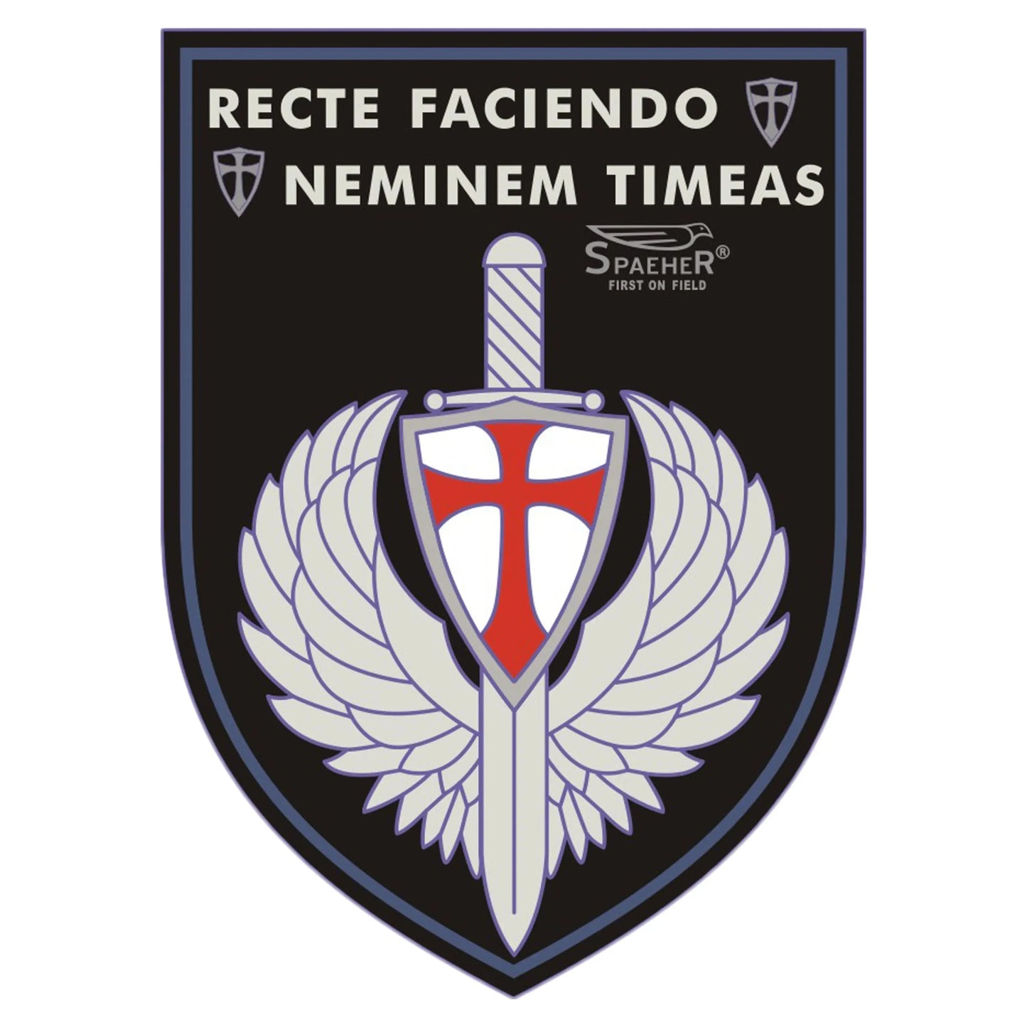 JTG 3D Patch Recte Faciendo Neminem Timeas – ASMC GmbH International