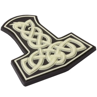 JTG 3D Patch Dragon Thor's Hammer Glow-in-the-Dark
