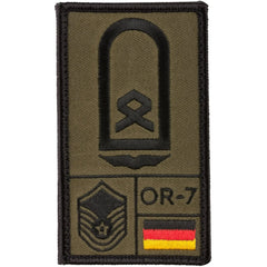 Distintivo grado Hauptfeldwebel Luftwaffe - Verde oliva