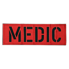 Parche MEDIC - Rojo Negro