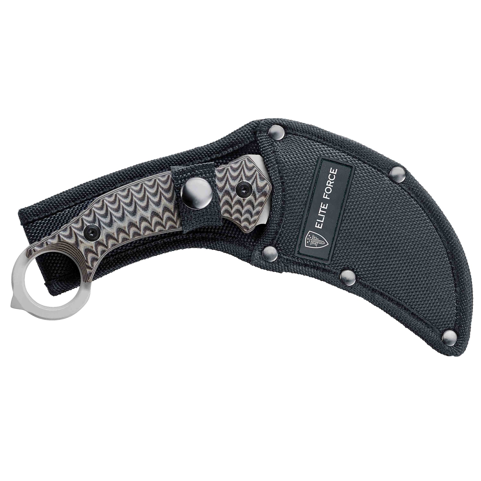 Cuchillo EF715 Karambit plata
