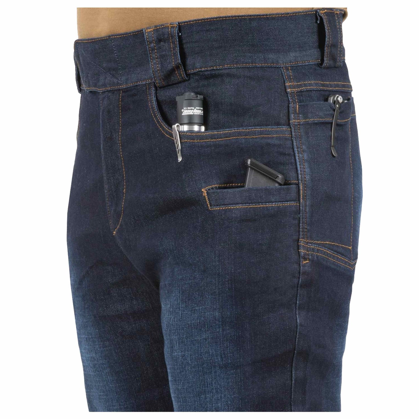 Jeans tattici Greyman Denim Mid blu scuro