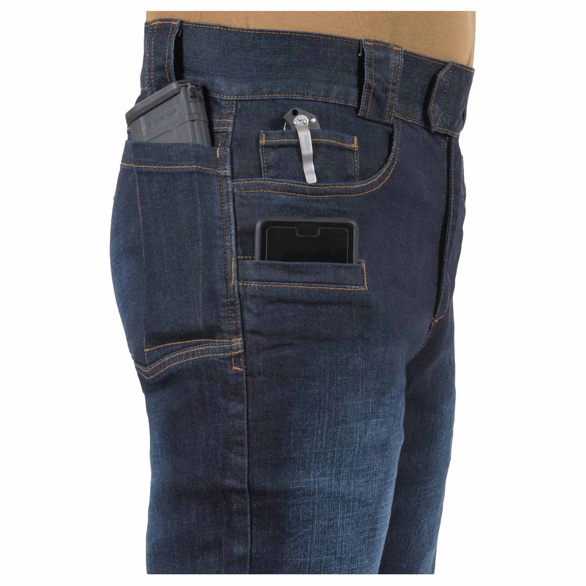 Jeans tattici Greyman Denim Mid blu scuro