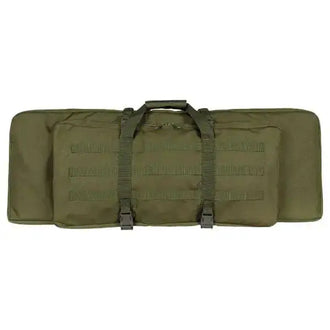 Double-compartment rifle bag MOLLE and hook-and-loop