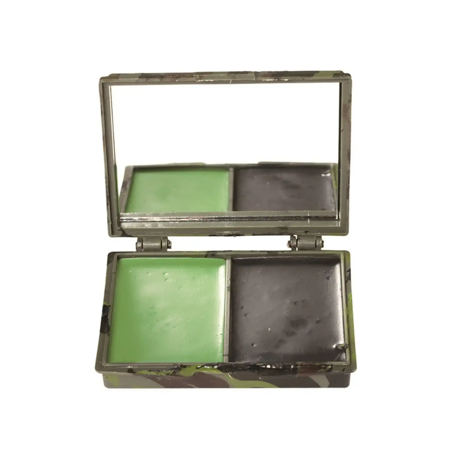 Camouflage makeup compact 2 colors with mirror