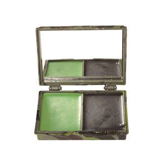 Camouflage makeup compact 2 colors with mirror