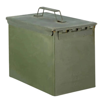 Boîte de munitions américaine d'occasion de calibre 5,56 mm