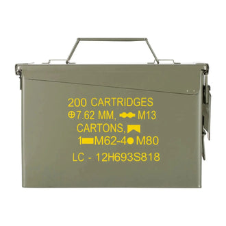 Boîte de munitions américaine M19A1 .30 importée