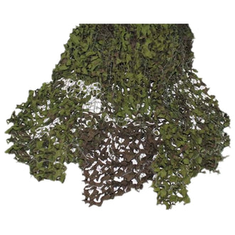 British camouflage net, cut and used