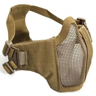 Mesh protection mask metal mesh with cheek pads