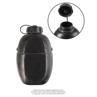 Cantimplora de plástico británica usada