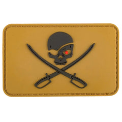 Patch 3D Teschio con Spade - Coyote