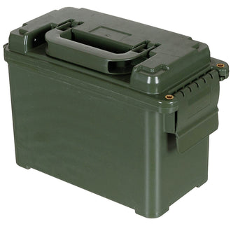 Cassa per munizioni in PVC verde oliva come nuova