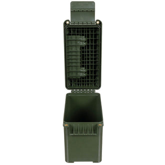 Cassa per munizioni in PVC verde oliva come nuova