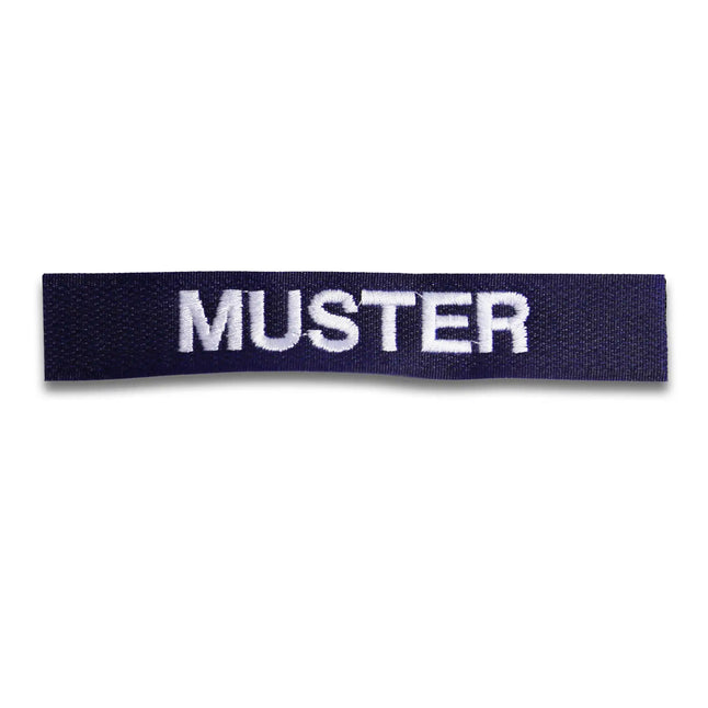 Set di 5 nastri con nome Navy