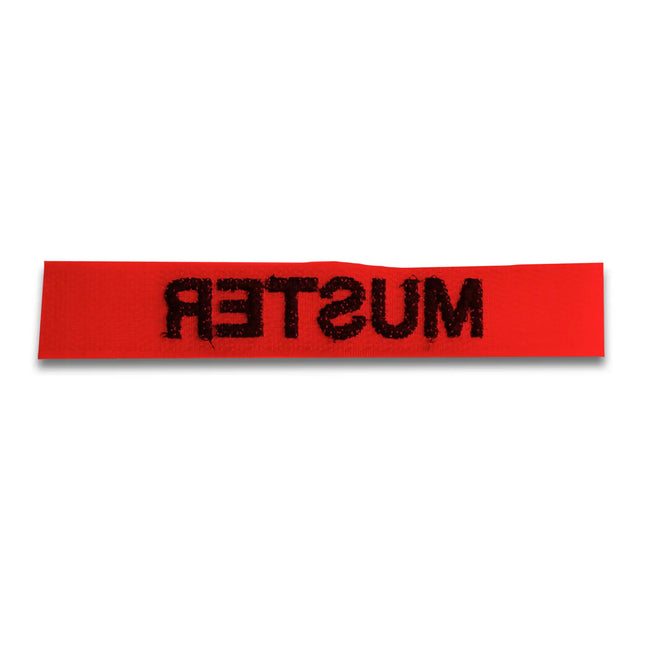 Name tapes set of 5 red