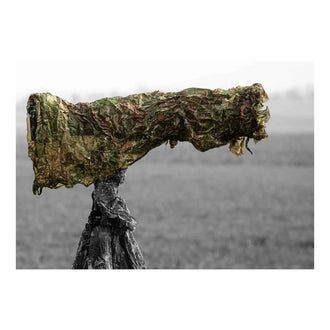 Camouflage cover telephoto lens spotting scope optic
