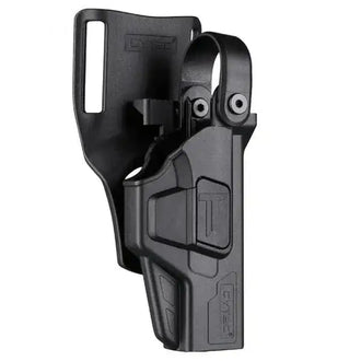 Paddle holster Duty Glock 17 & 19 Lvl 3 RH black