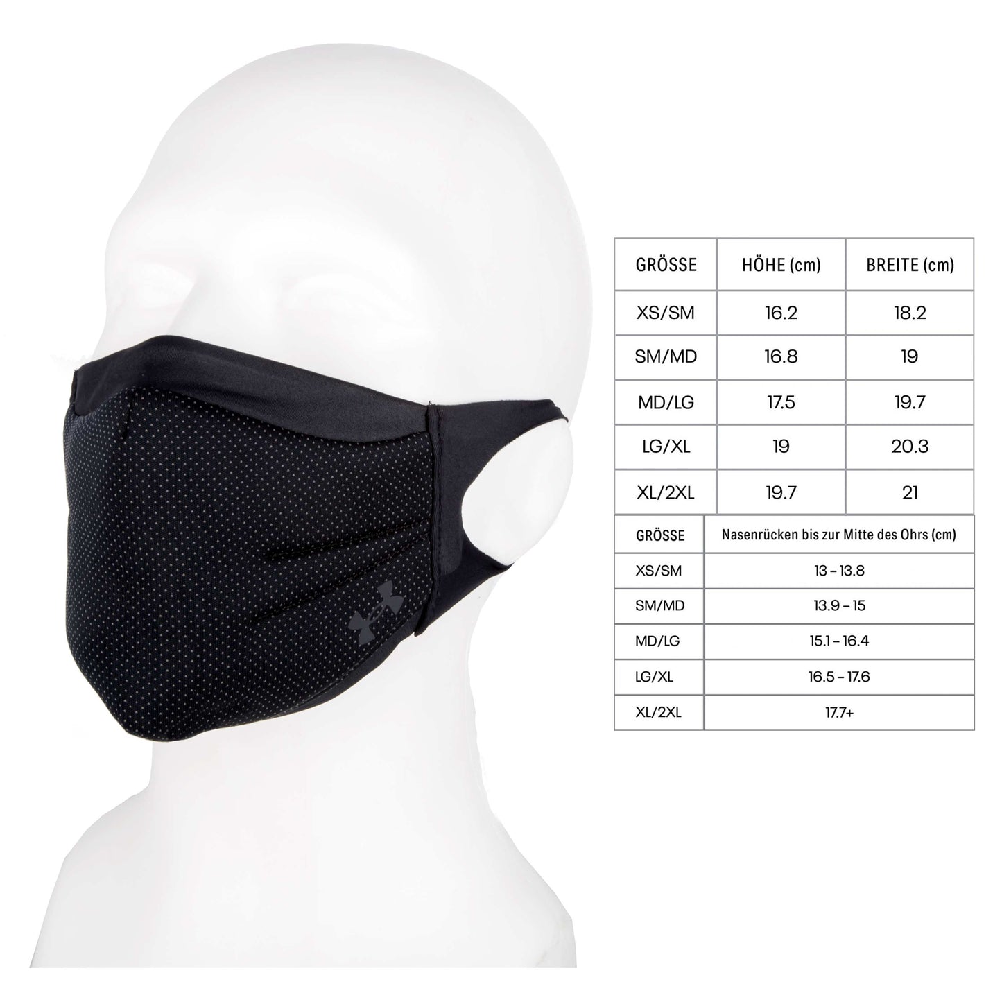 Bocca Naso SportsMask Corporate/carbone