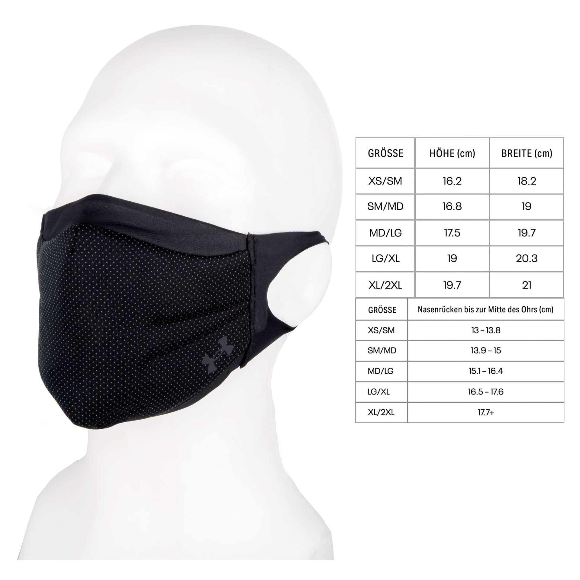 Bocca Naso SportsMask Corporate/carbone