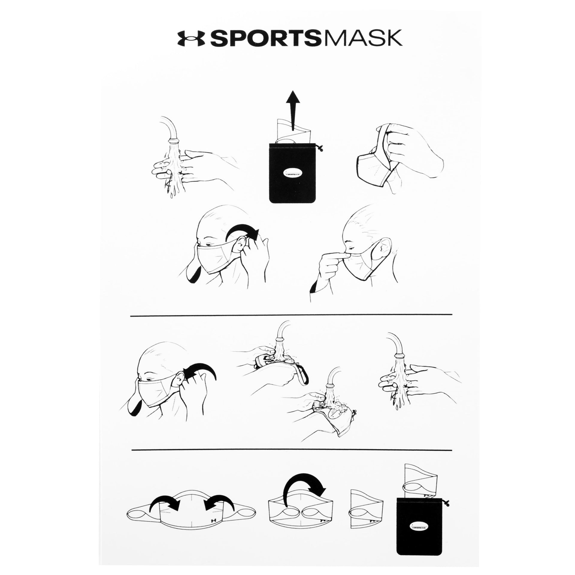 Bocca Naso SportsMask Corporate/carbone