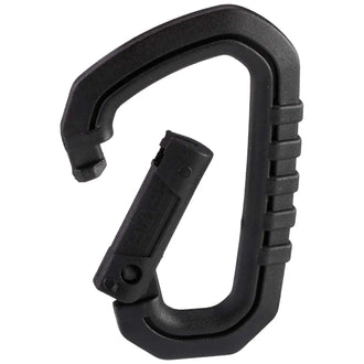 Carabiner set type D Quick Hook large black