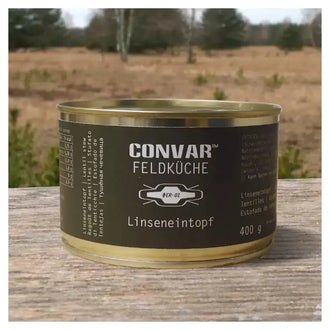 Feldküche Linseneintopf