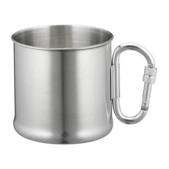 Stainless Steel Carabiner Handle Cup 500 ml