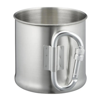 Carabiner mug stainless steel 500 ml