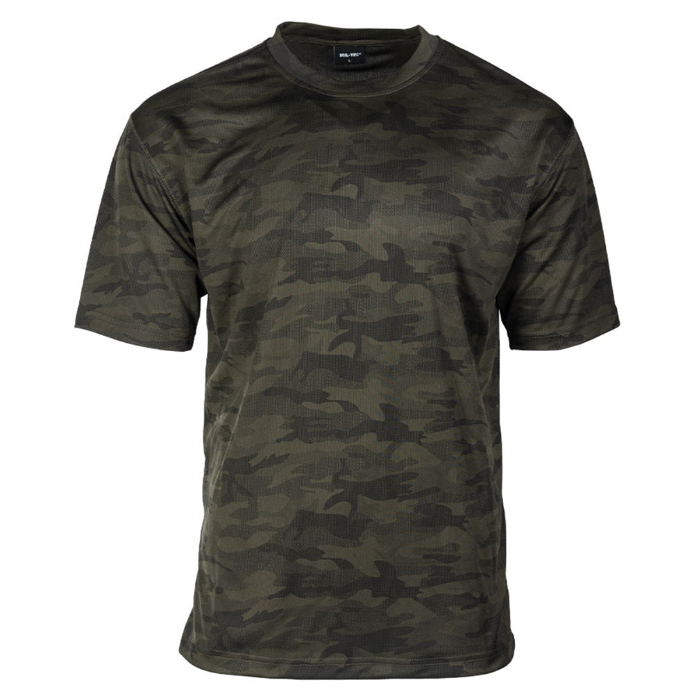 T-Shirt Mesh dark camo
