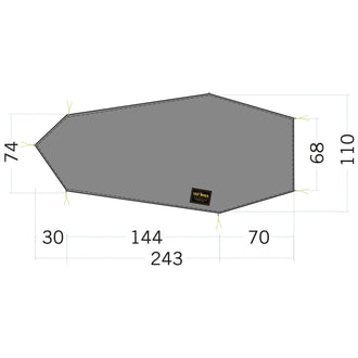 Zeltunterlage Floor Sheet LT Kyrkja