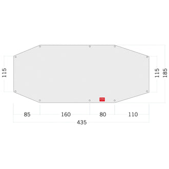 Zeltunterlage Floor Sheet PE Alaska 3 weiß