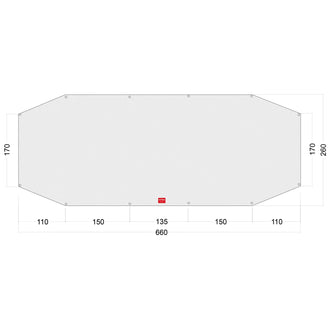 Zeltunterlage Floor Sheet PE Family Trek weiß