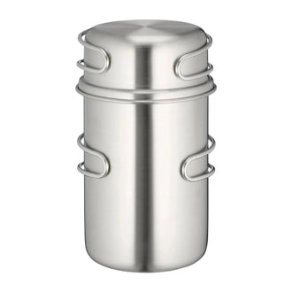 Stainless steel handle mug set 850 ml