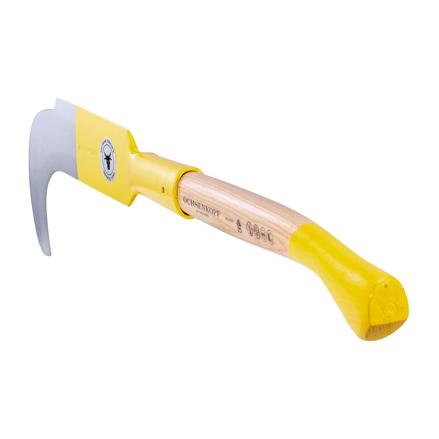 One-Handed Sickle with Hickory Handle