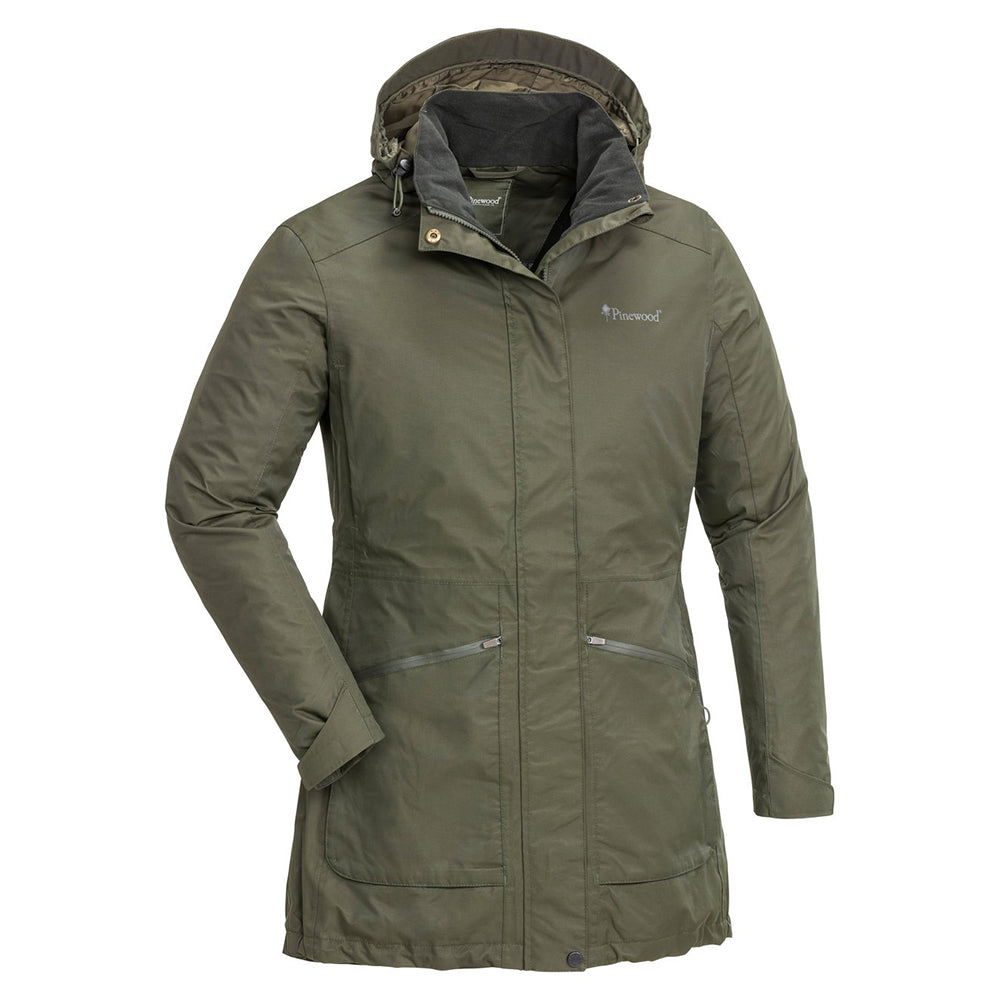 Parka mujer Wilda verde musgo