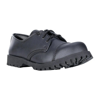 Vegetarian 3-hole low shoe