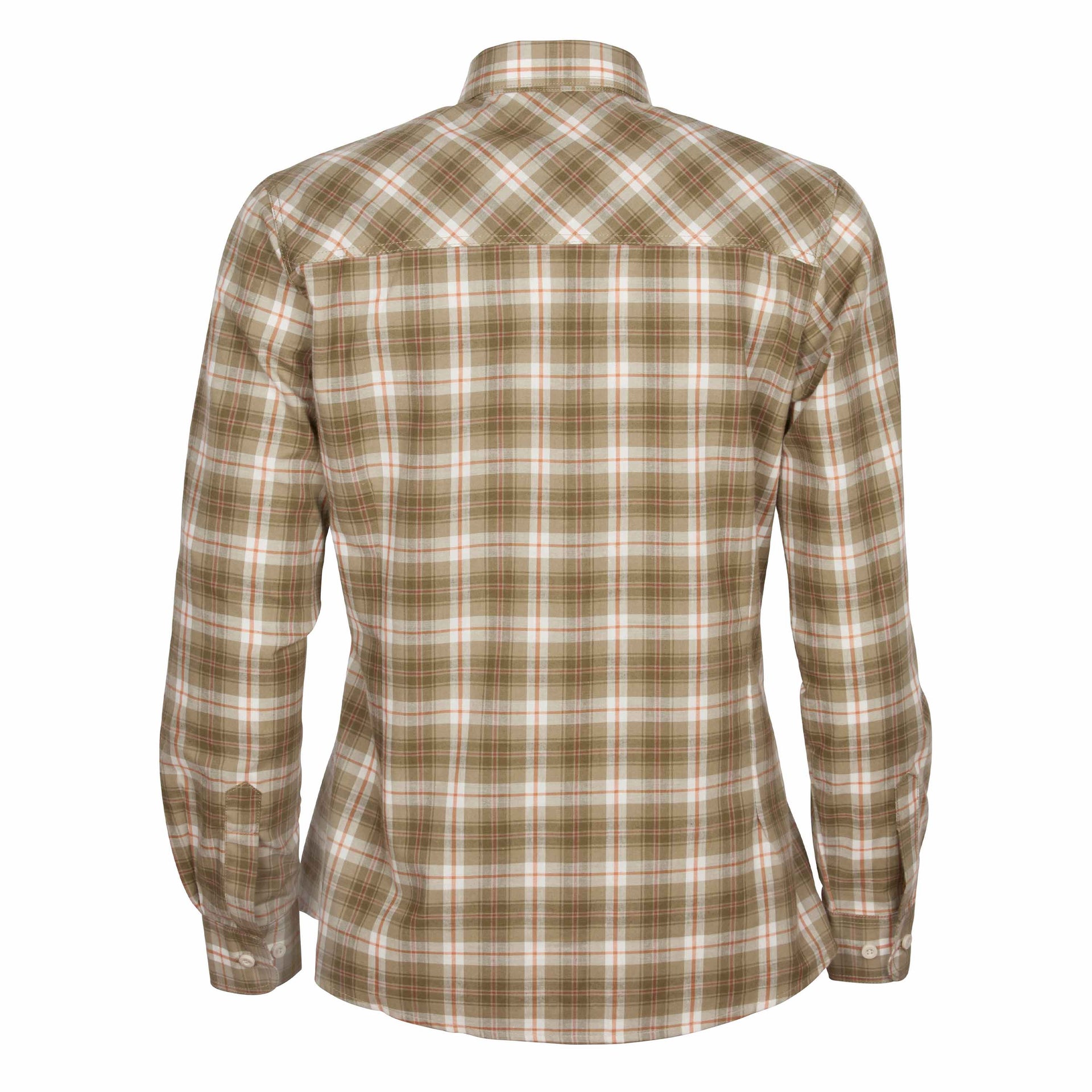 Women's Shirt Cumbria green terracotta