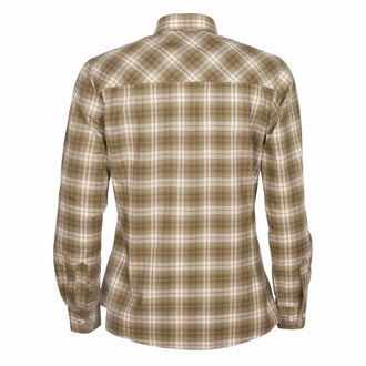 Camicia Cumbria verde terracotta donna