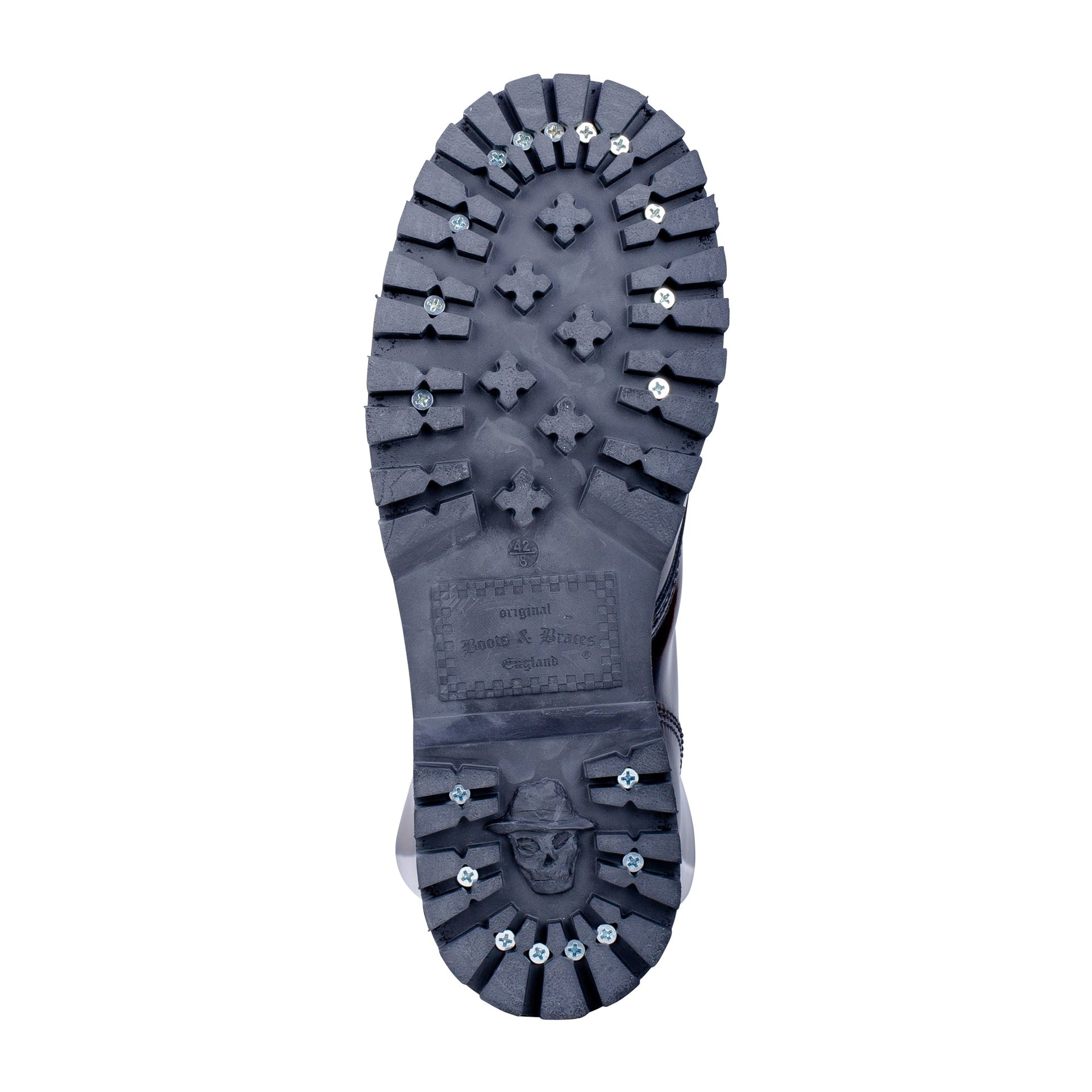 Botas de 14 hoyos Rub Off burdeos