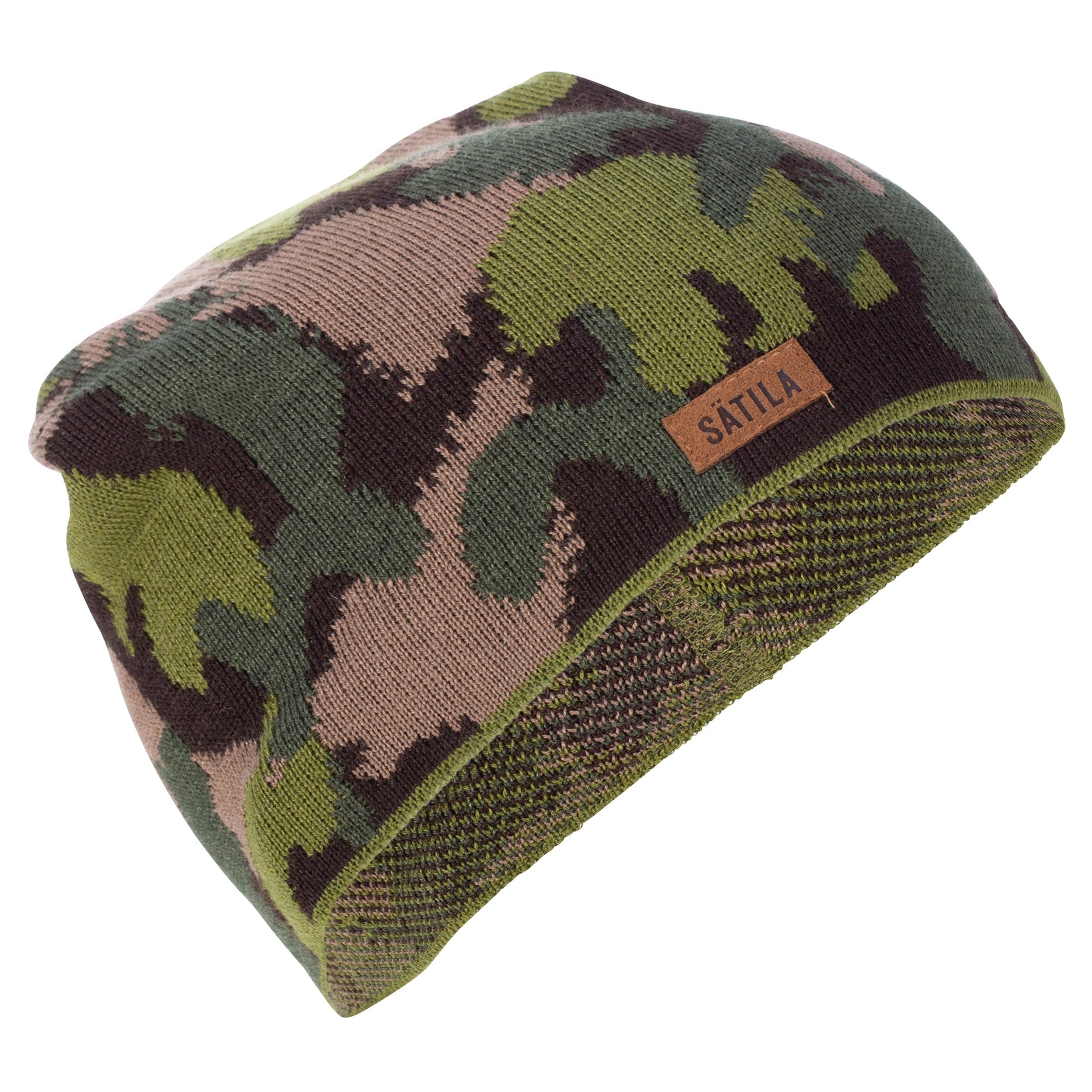 Sätila Beanie Camo mimetico verde