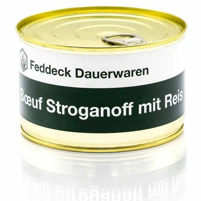 Ready-made meal canned beef Stroganoff with rice 400g