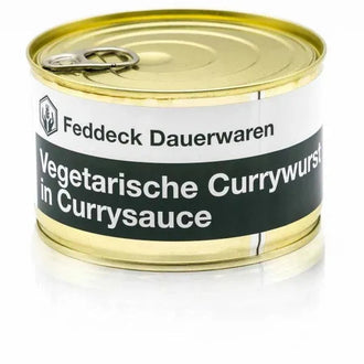 Plato preparado lata Currywurst vegetariana con salsa curry 400 g