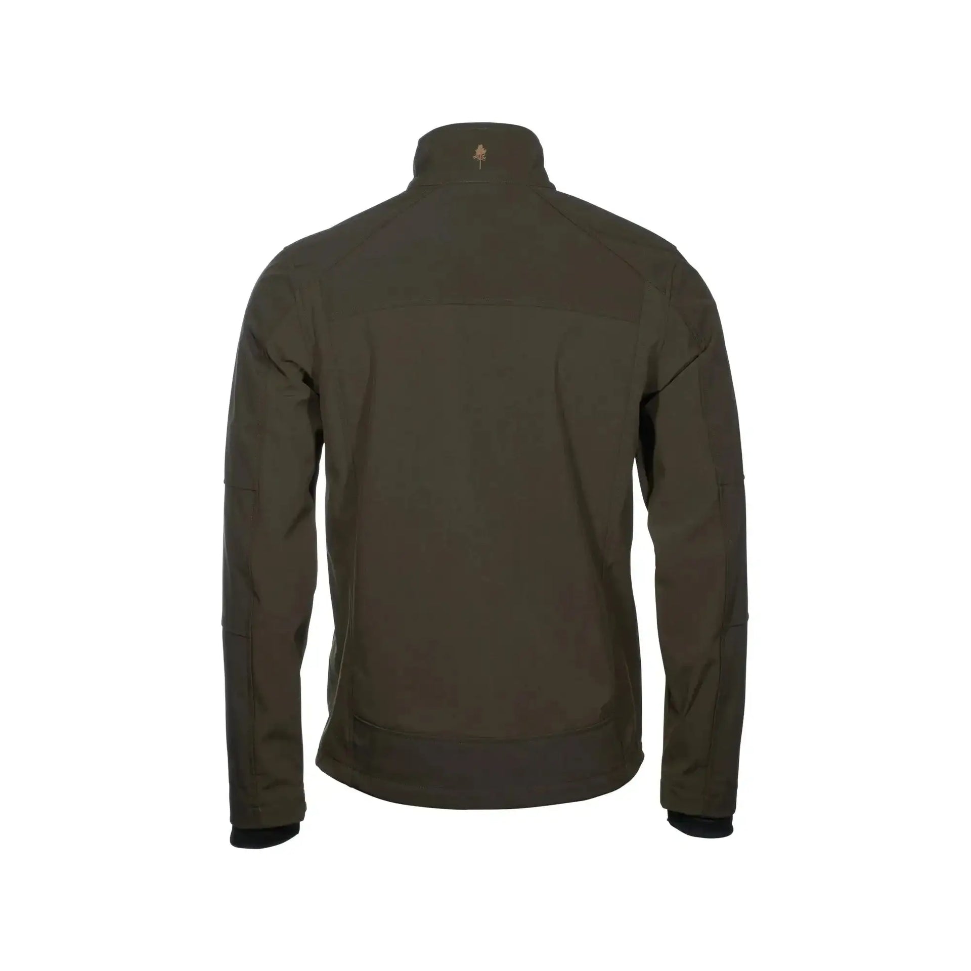 pinewood-shelljacke-smaland-stretch-dark-olive-suede-brown-ansicht-2