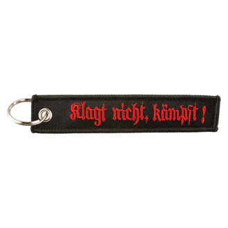 Llavero textil Klagt nicht Kämpft
