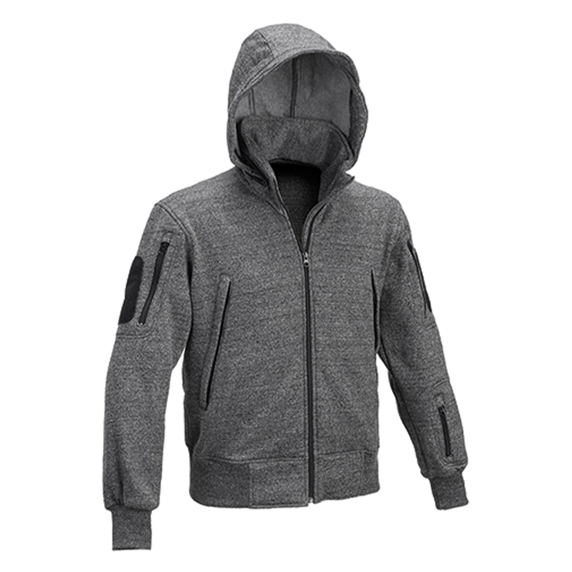 Felpa con cappuccio melange