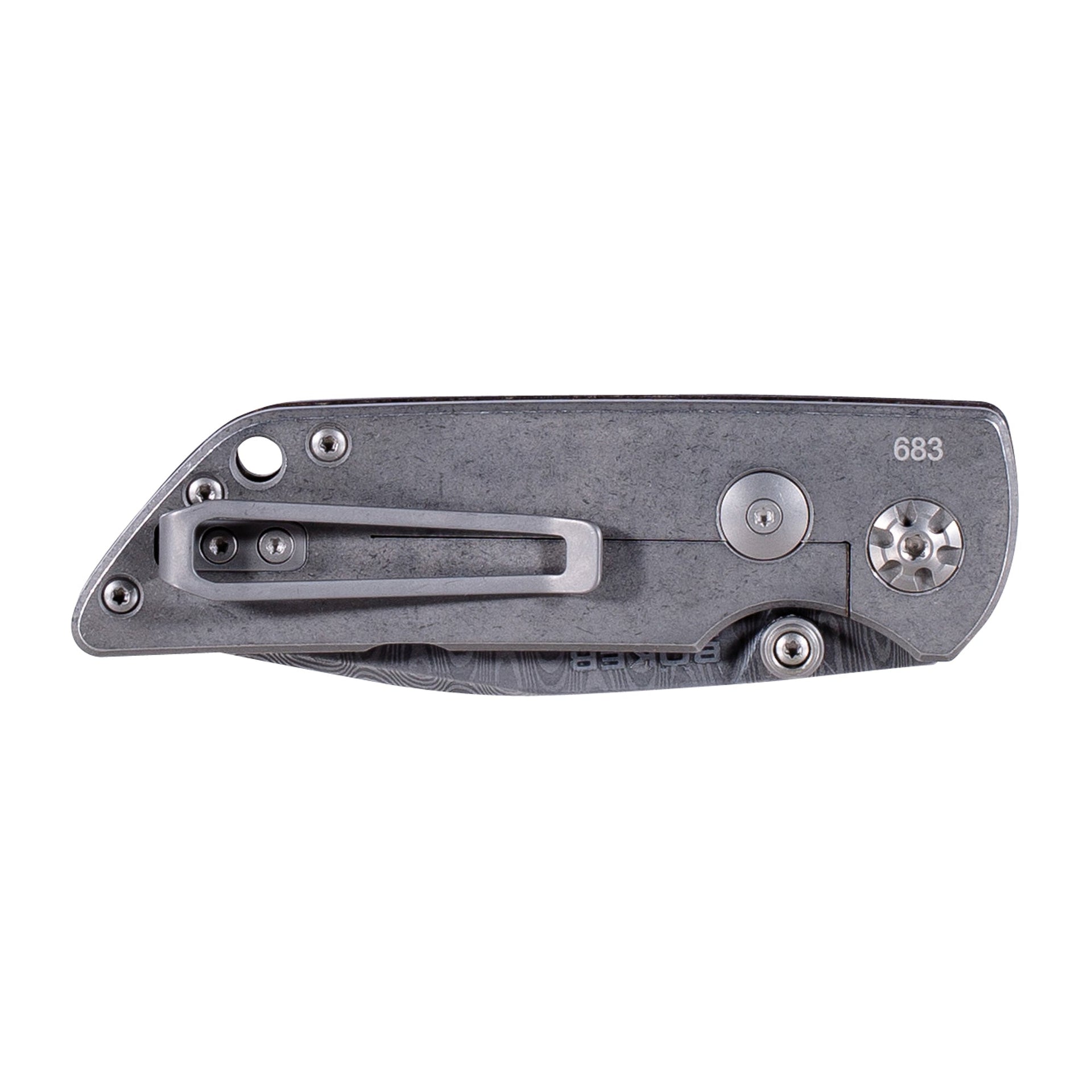 Böker Taschenmesser M4 Sherman Damast schwarz