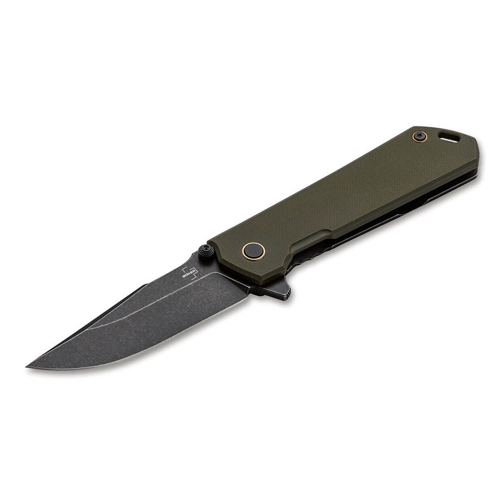 Coltello tascabile Böker Plus Kihon Assisted OD verde